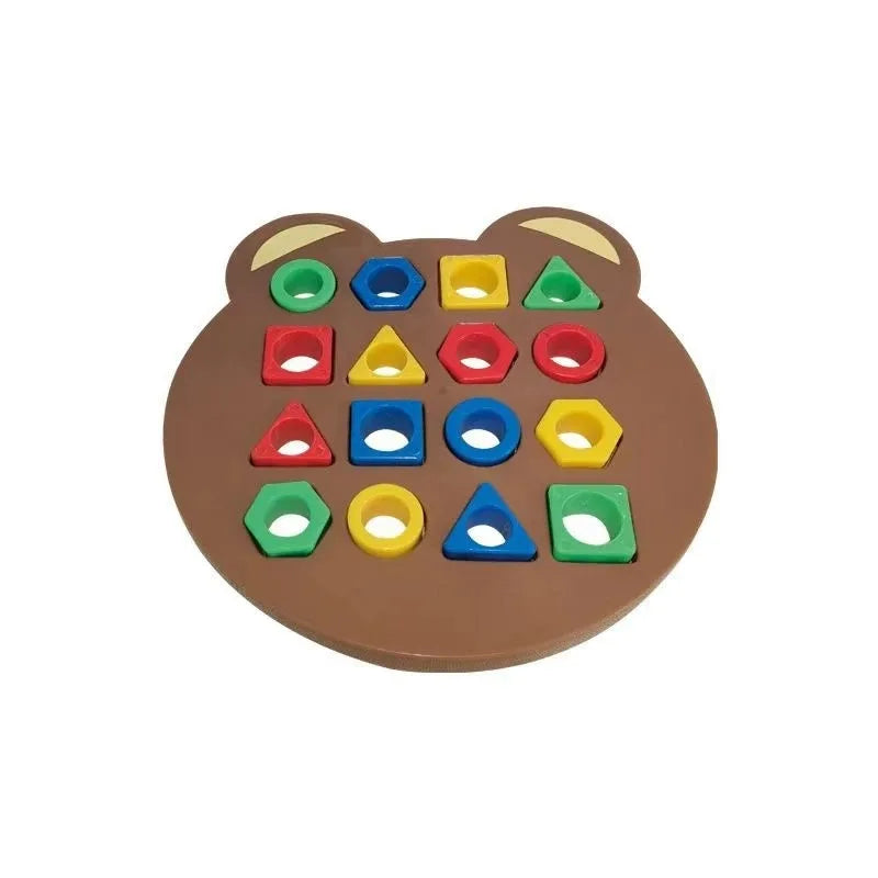 Quebra-Cabeça Montessori de Classificação Geométrica