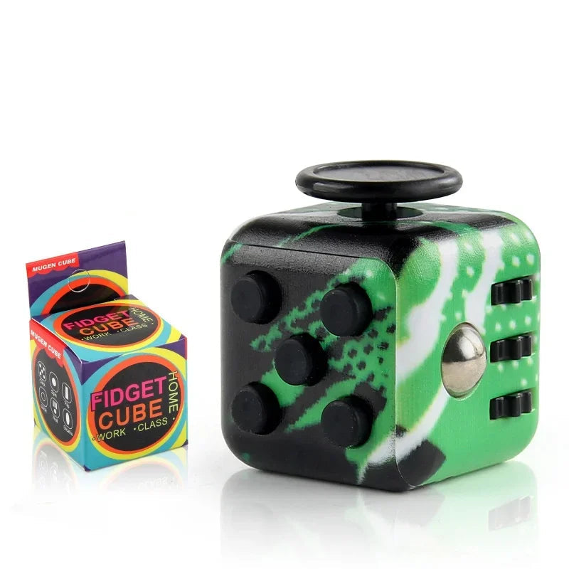 Cubo Fidget Antiestresse de Compressão Sensorial