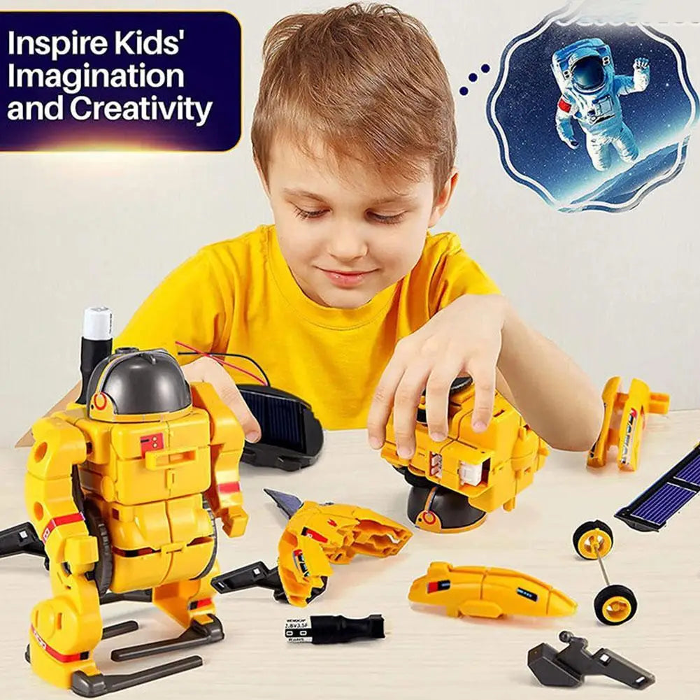 Kit de Engenharia Robótica Solar 6 em 1 Educativo