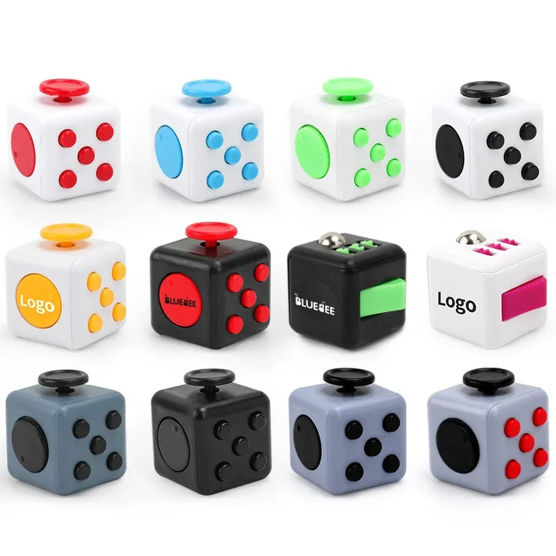 Cubo Fidget Antiestresse de Compressão Sensorial