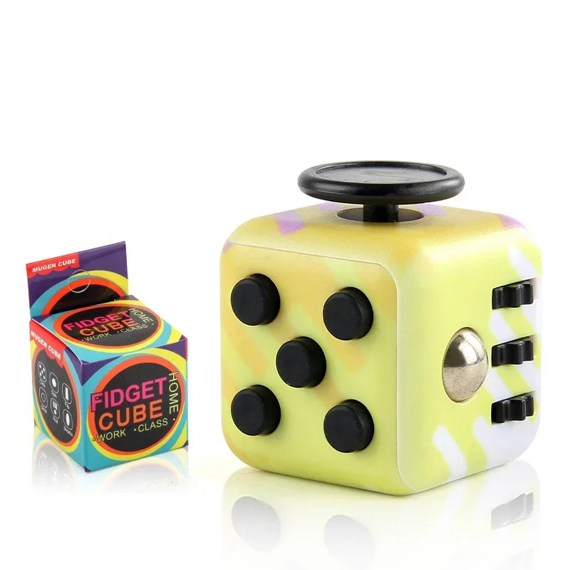 Cubo Fidget Antiestresse de Compressão Sensorial