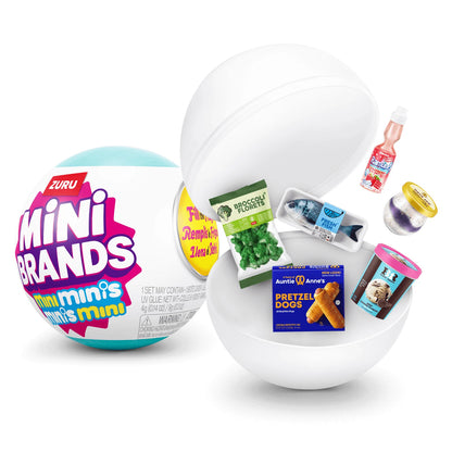 Kit 5x Cápsulas Surpresa Mini Marcas Colecionáveis
