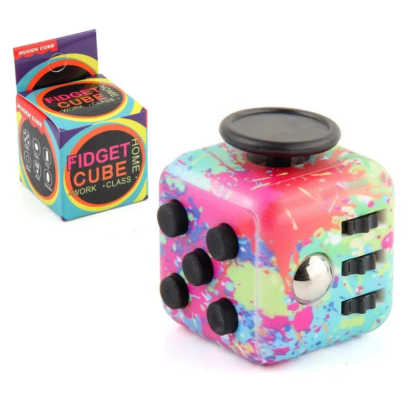 Cubo Fidget Antiestresse de Compressão Sensorial