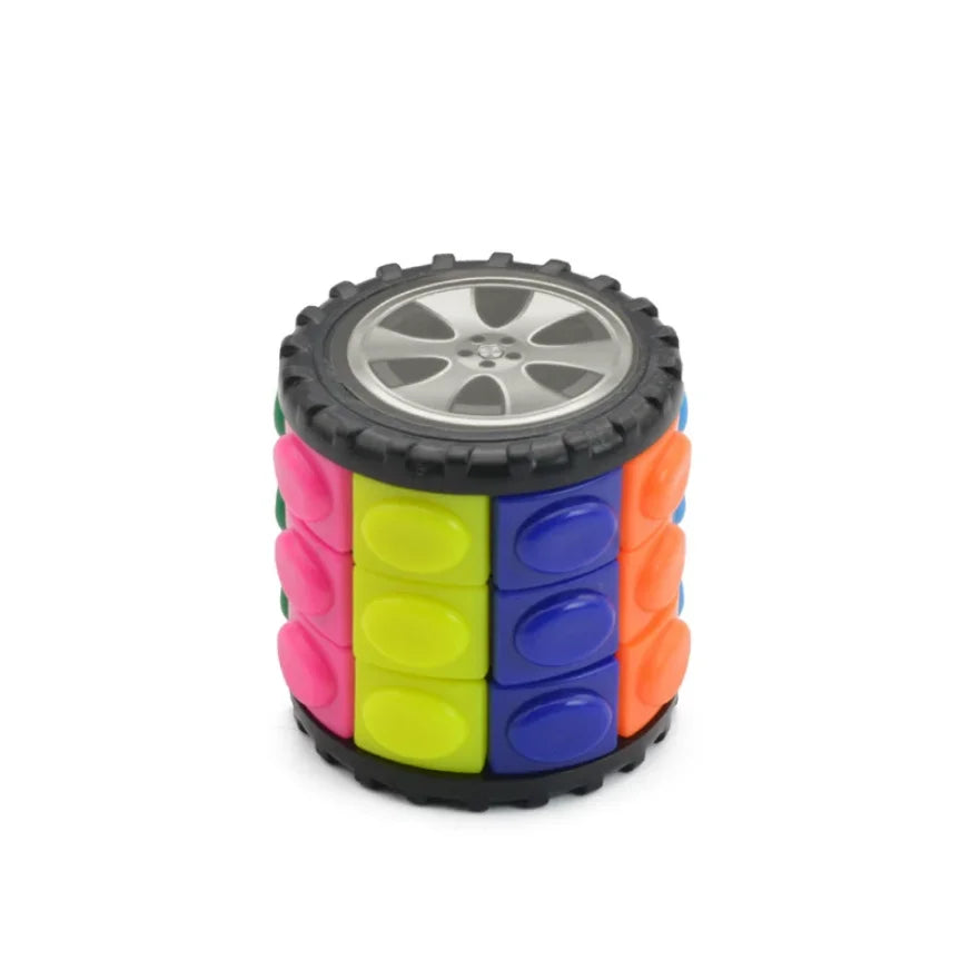 Cubo Mágico 3D Cilíndrico Torre de Milho