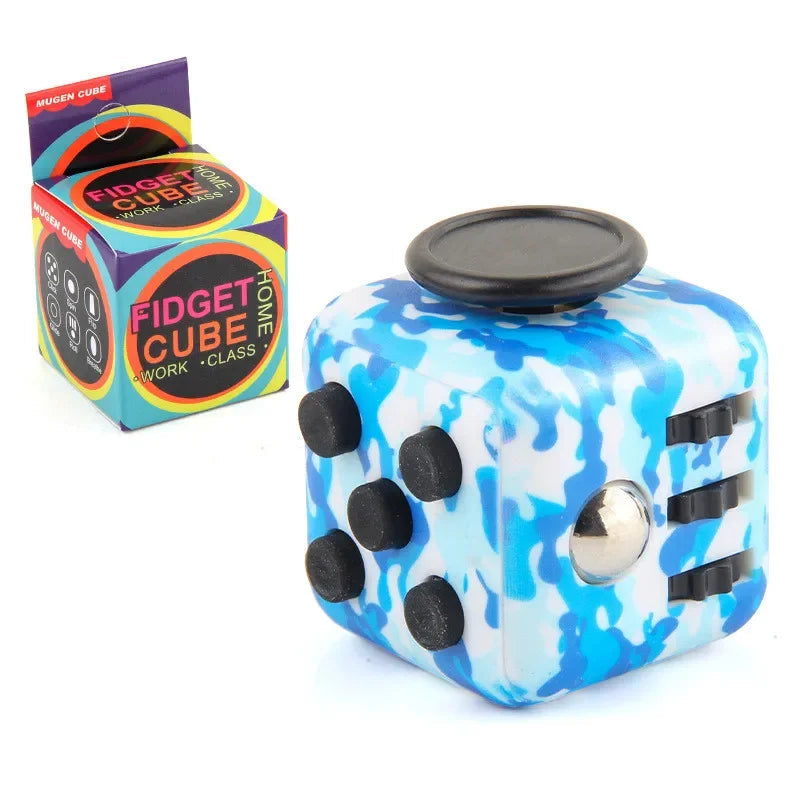 Cubo Fidget Antiestresse de Compressão Sensorial