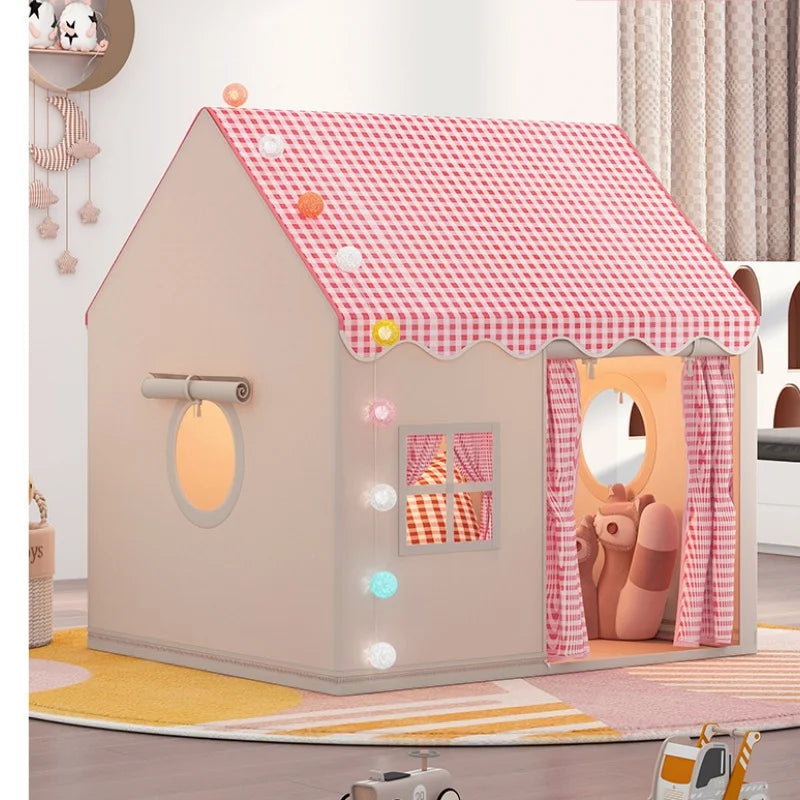 Tenda Infantil Castelo de Princesa com Estrutura Sólida