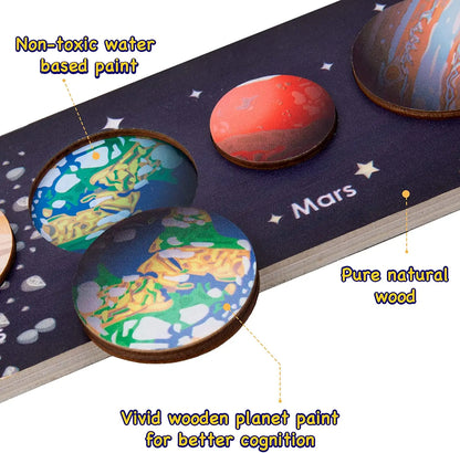 Quebra-Cabeça Planetário Montessori