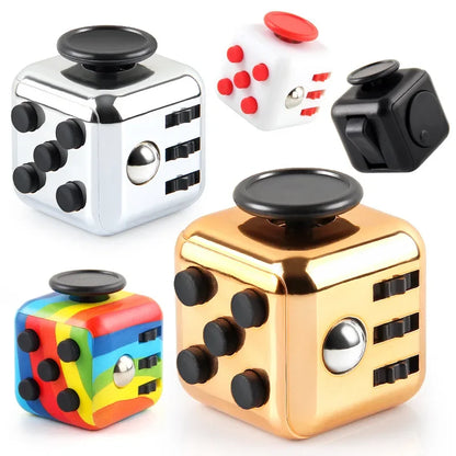 Cubo Fidget Antiestresse de Compressão Sensorial