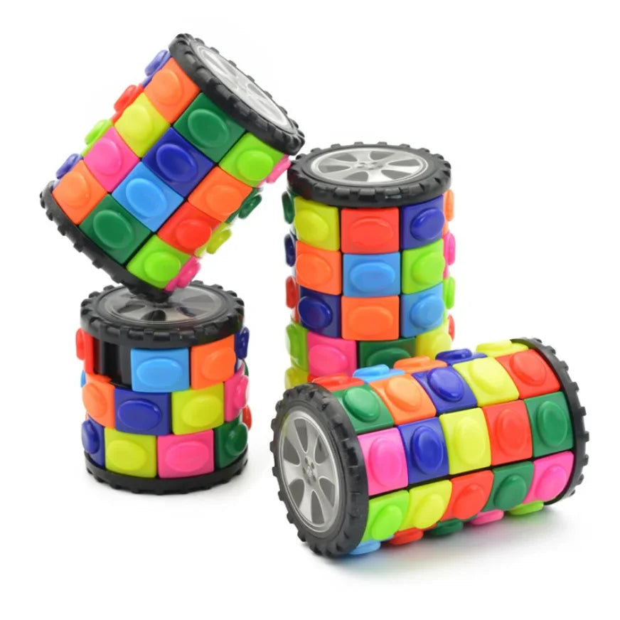 Cubo Mágico 3D Cilíndrico Torre de Milho