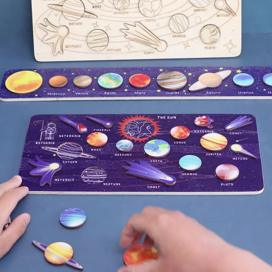 Quebra-Cabeça Planetário Montessori