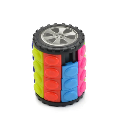 Cubo Mágico 3D Cilíndrico Torre de Milho