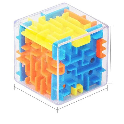 Cubo Mágico 6 Lados Transparente de Agilidade e Foco