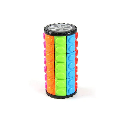 Cubo Mágico 3D Cilíndrico Torre de Milho