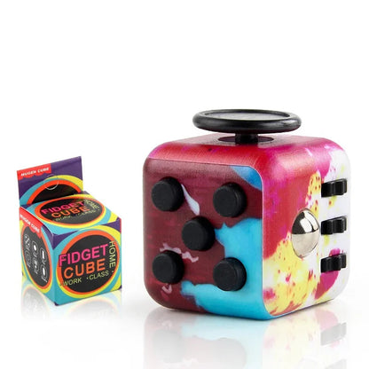 Cubo Fidget Antiestresse de Compressão Sensorial