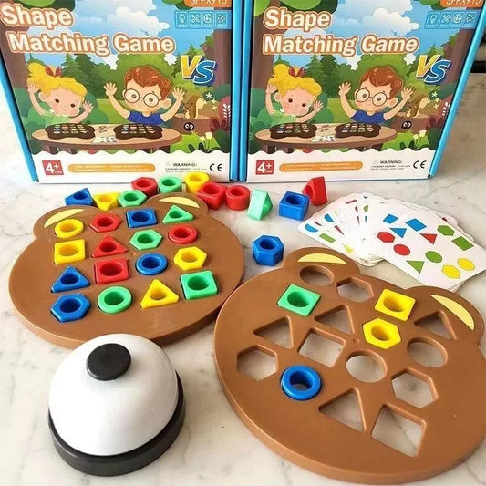 Quebra-Cabeça Montessori de Classificação Geométrica