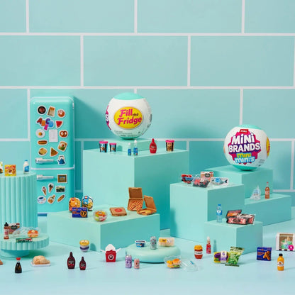 Kit 5x Cápsulas Surpresa Mini Marcas Colecionáveis