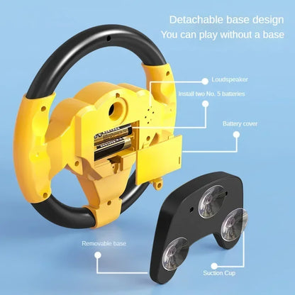 Simulador de Volante Sensorial com Sons e Luzes