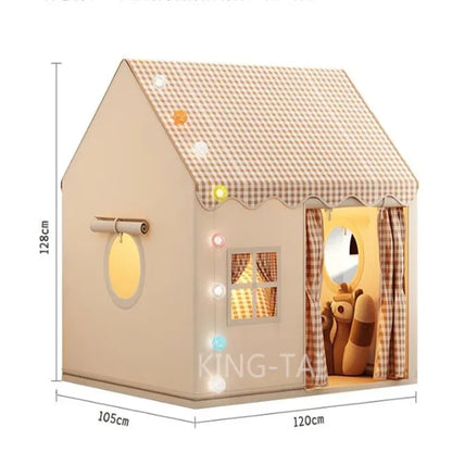 Tenda Infantil Castelo de Princesa com Estrutura Sólida