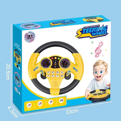 Simulador de Volante Sensorial com Sons e Luzes