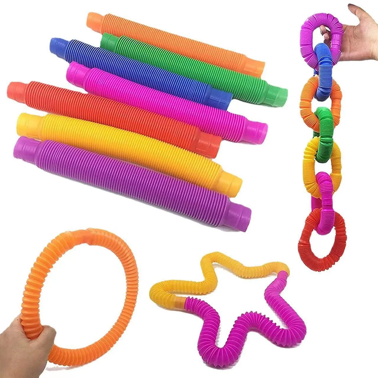 Tubo Sensorial Telescópico Arco-Íris