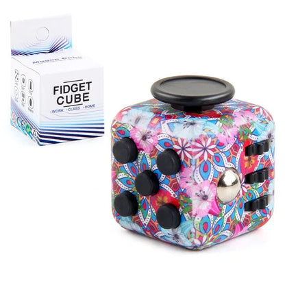 Cubo Fidget Antiestresse de Compressão Sensorial