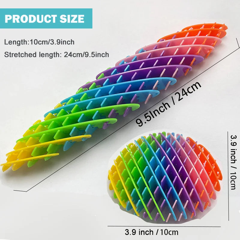 Minhoca Extensível 3D para Alívio de Estresse Sensorial
