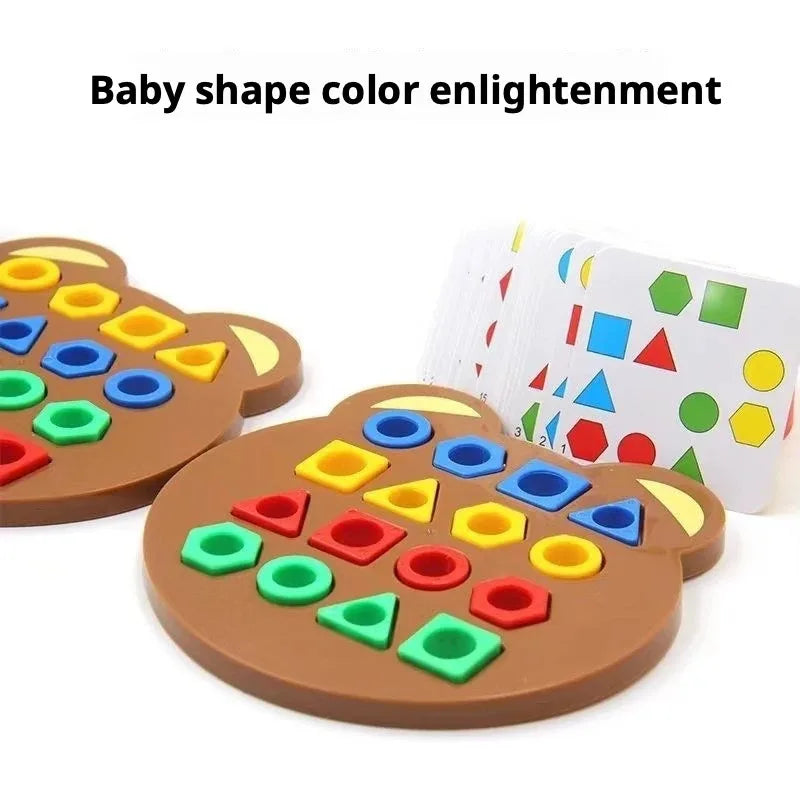 Quebra-Cabeça Montessori de Classificação Geométrica
