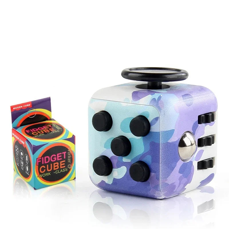 Cubo Fidget Antiestresse de Compressão Sensorial
