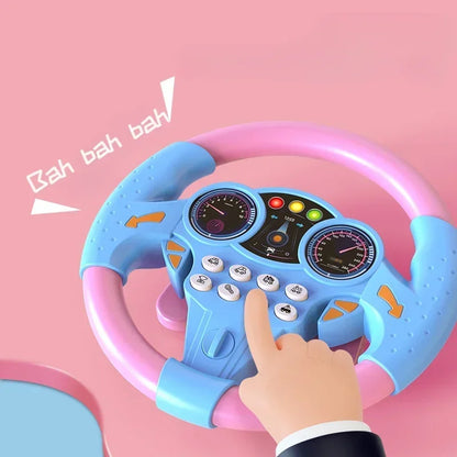 Simulador de Volante Sensorial com Sons e Luzes