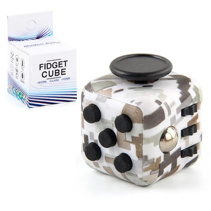 Cubo Fidget Antiestresse de Compressão Sensorial