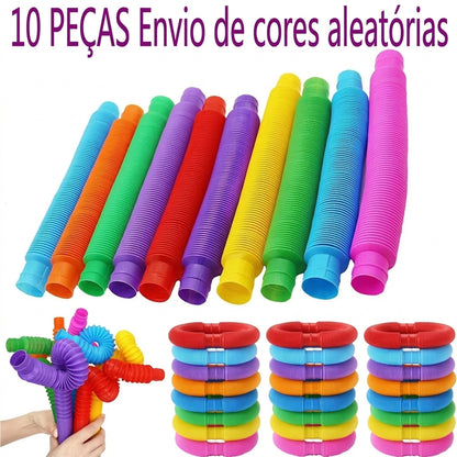 Tubo Sensorial Telescópico Arco-Íris