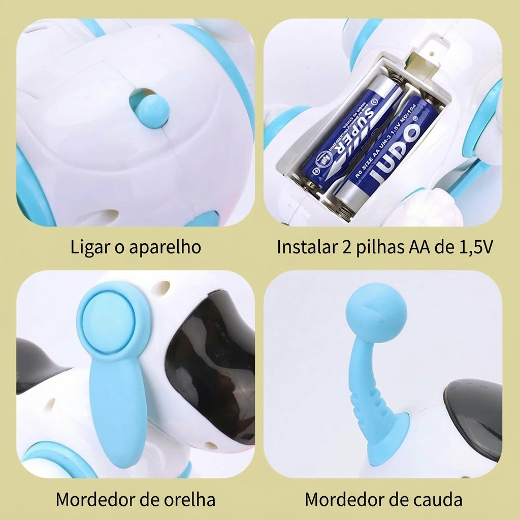 Cão Robótico Interativo com Resposta Sonora e Movimento