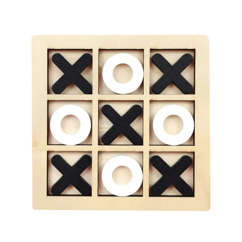 Xadrez de Memória Montessori em Madeira