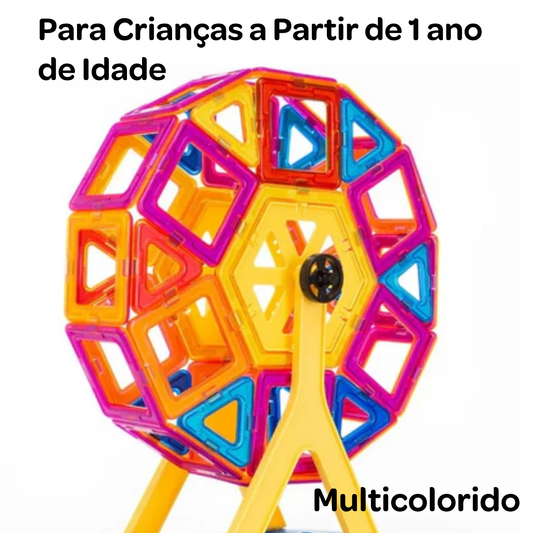 Blocos Magnéticos multicoloridos
