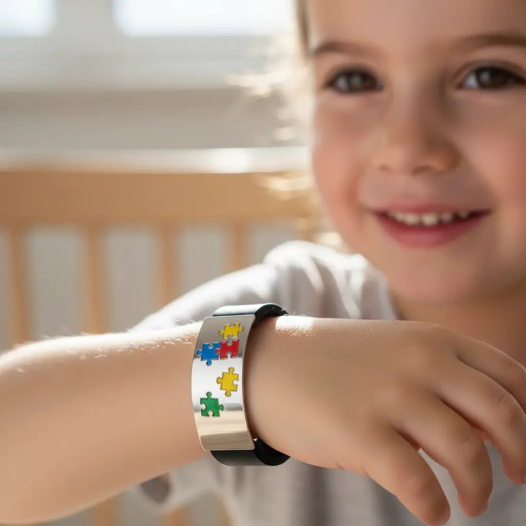 Pulseira de Identificação Golfinho Xadrez