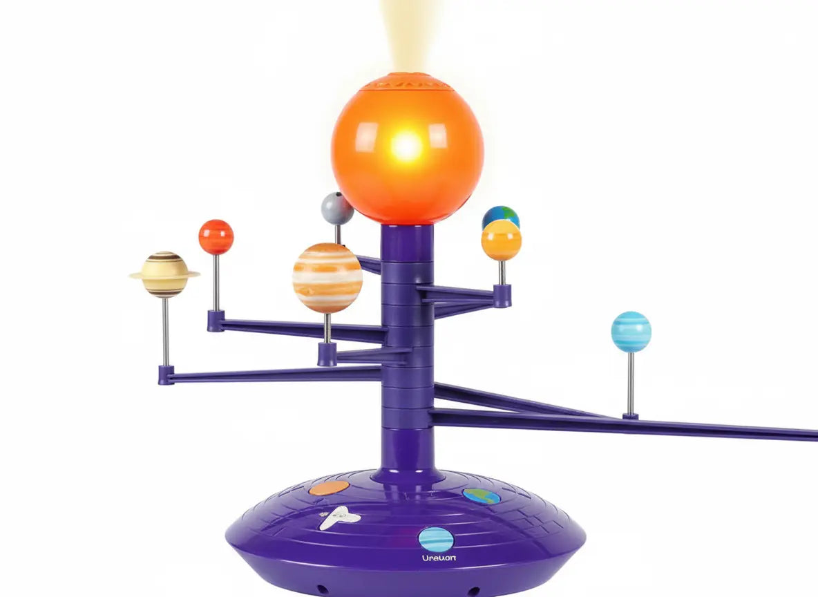 Projetor Planetário Educativo Solar Explorer Golfinho Xadrez