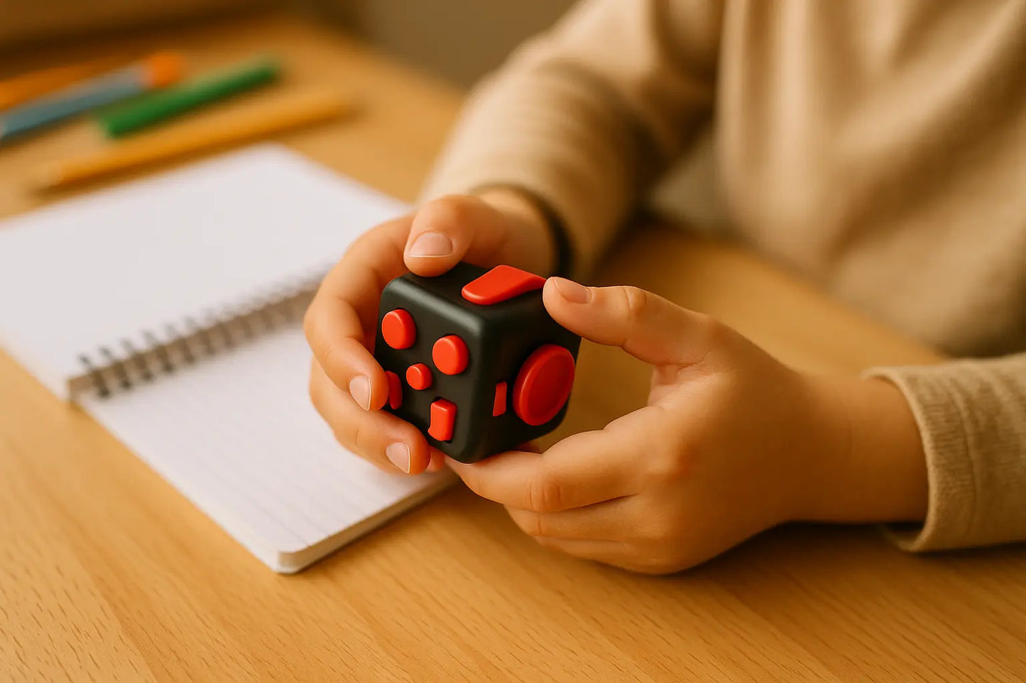 Cubo de Inquietação 6 Lados Golfinho Xadrez