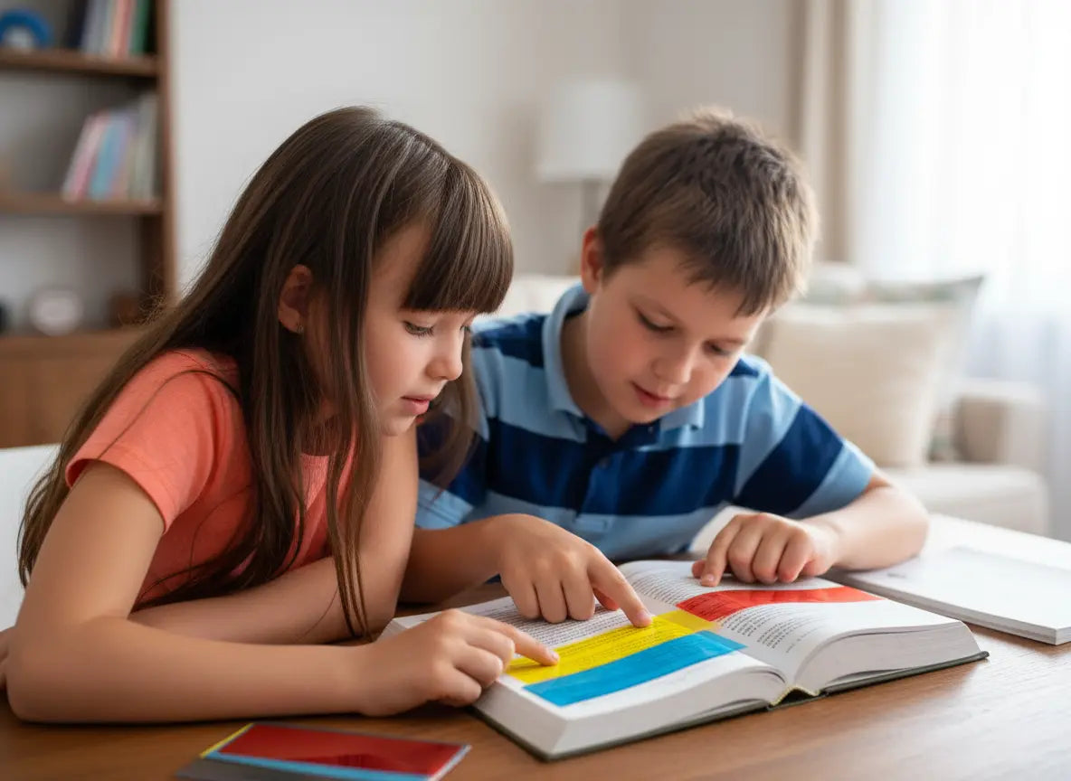 Tiras de Destaque para Leitura Golfinho Xadrez