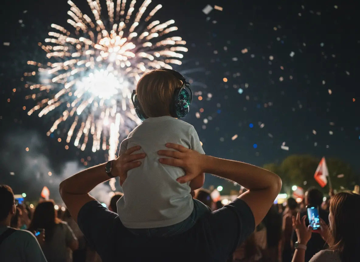 Fones de Ouvido com Redução de Ruído para Crianças Golfinho Xadrez