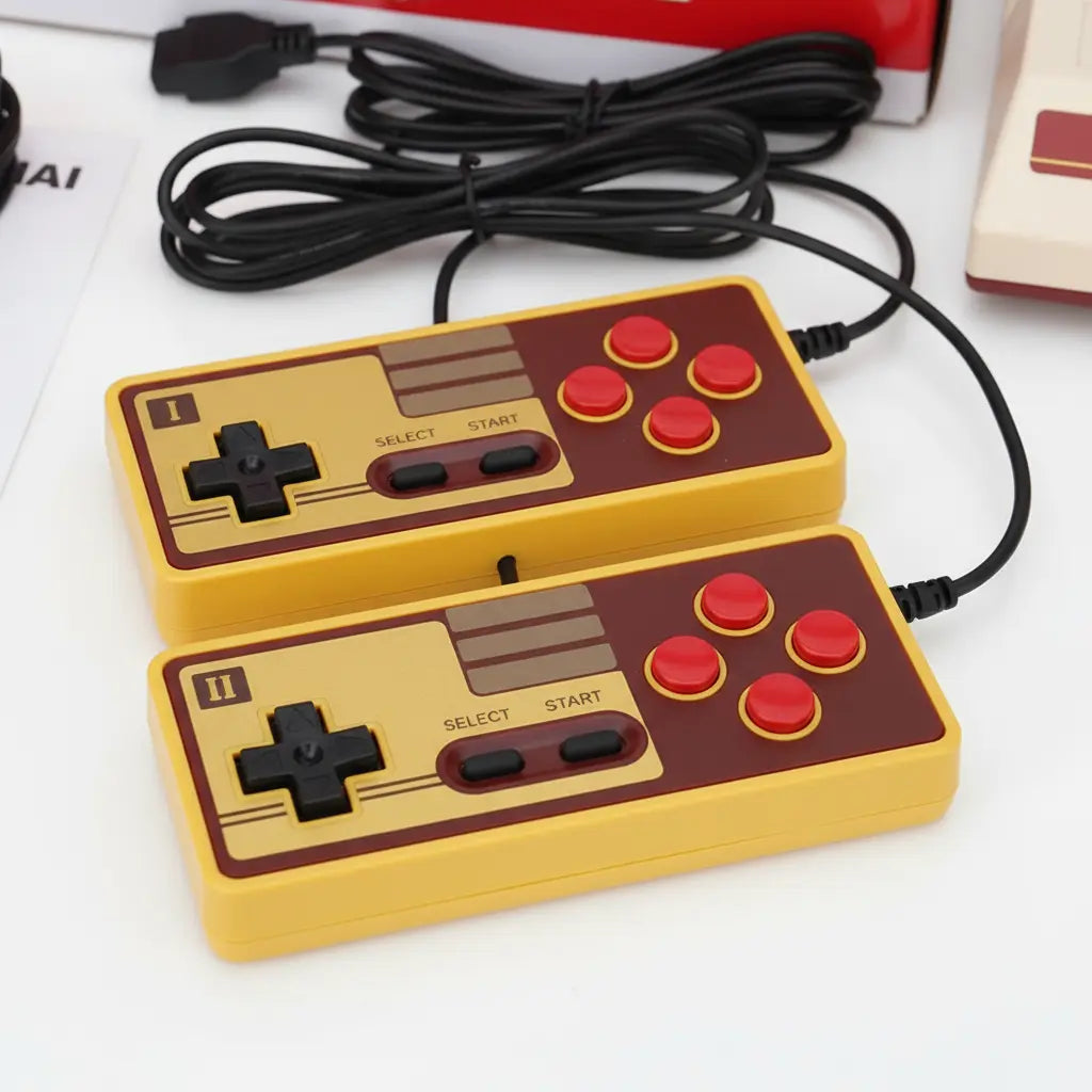 FC Retro - Console de Videogame de 8 bits Golfinho Xadrez