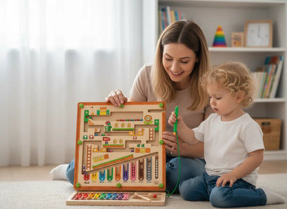 Labirinto Magnético Infantil Golfinho Golfinho Xadrez