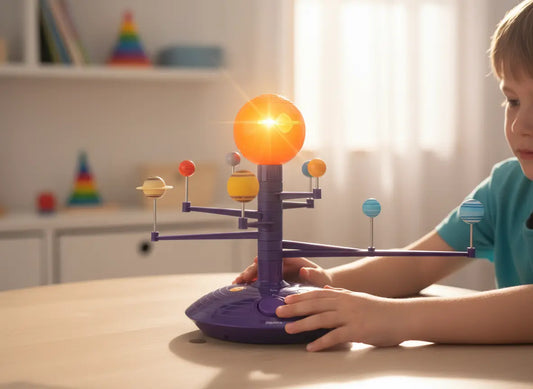 Projetor Planetário Educativo Solar Explorer Golfinho Xadrez