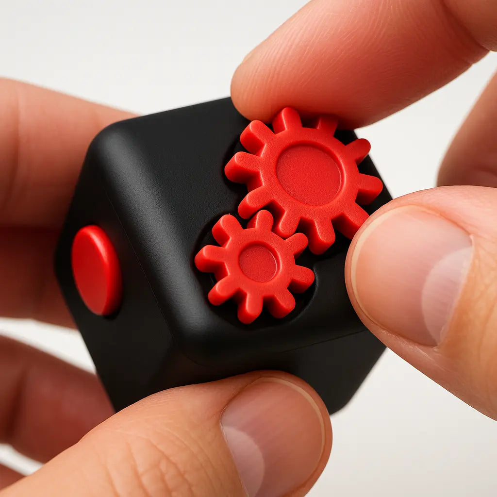 Cubo de Inquietação 6 Lados Golfinho Xadrez