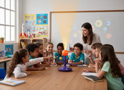 Projetor Planetário Educativo Solar Explorer Golfinho Xadrez