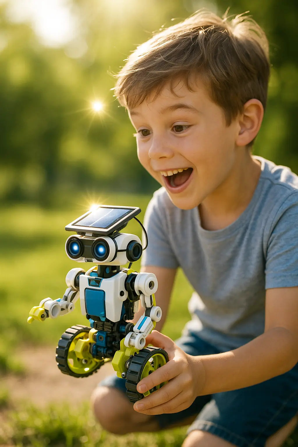 Kit Robô Solar 12 em 1 Golfinho Xadrez