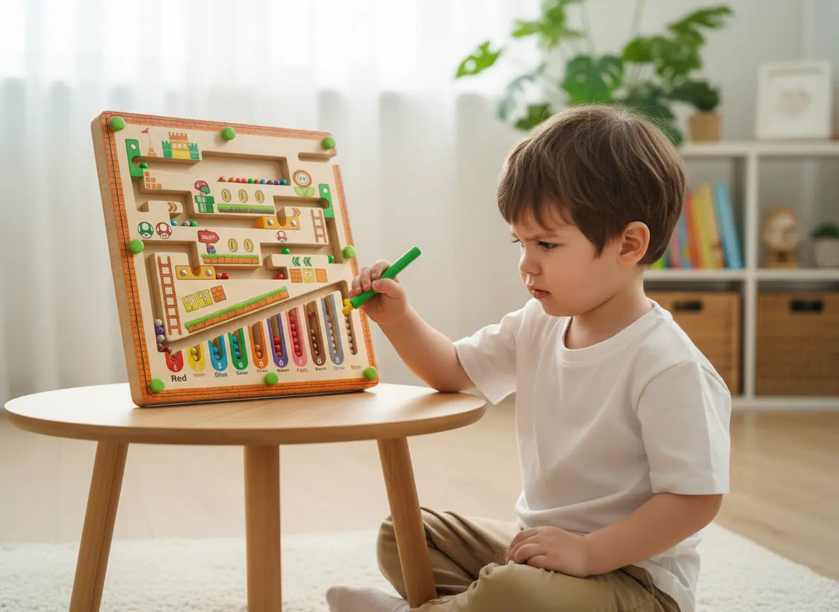 Labirinto Magnético Infantil Golfinho Golfinho Xadrez