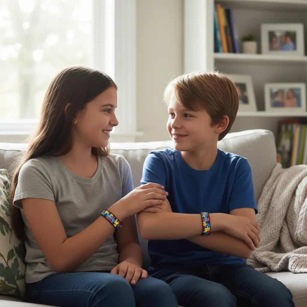 Pulseira de Identificação Golfinho Xadrez