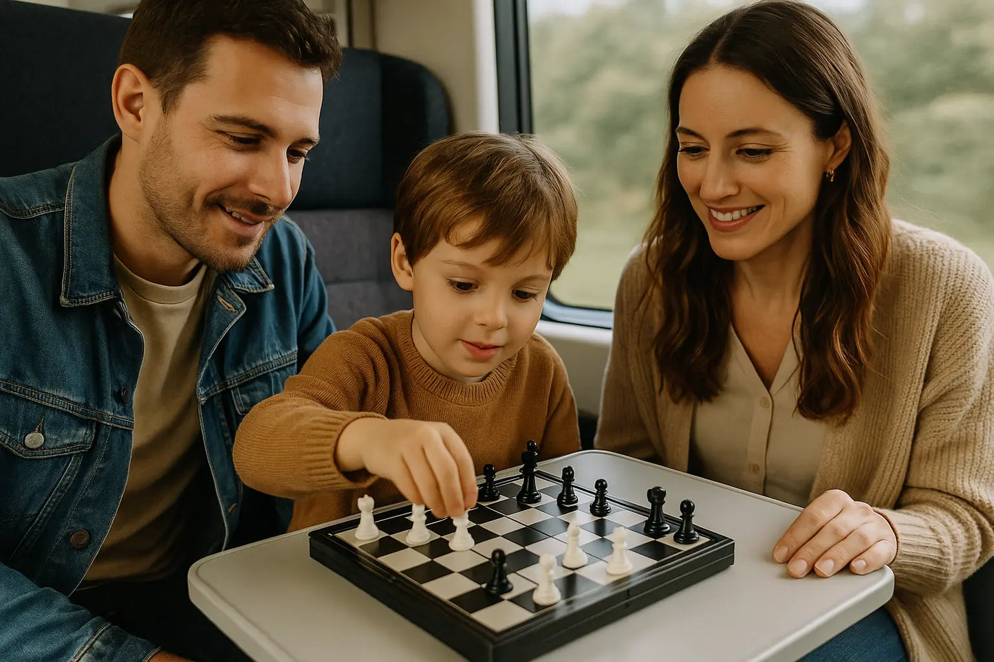 Jogo de Xadrez Magnético Dobrável Golfinho Xadrez