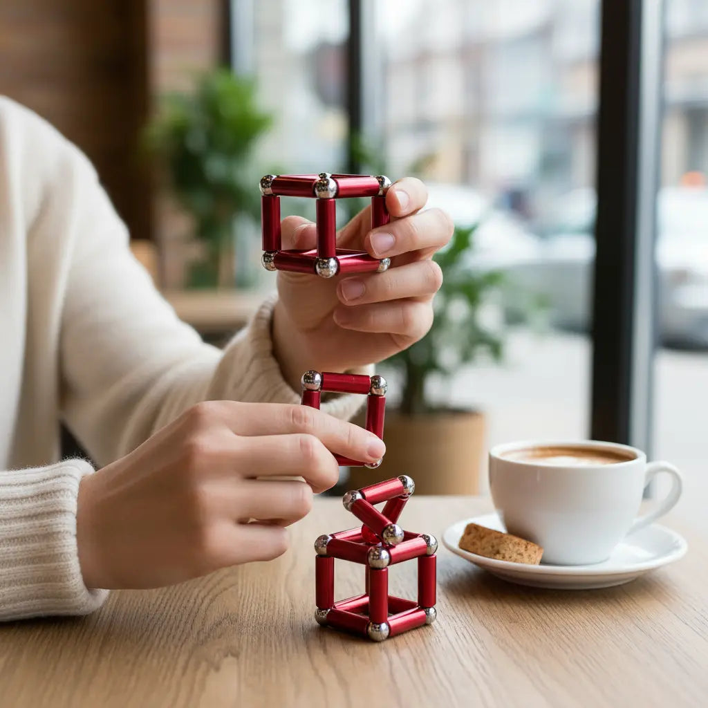 Caneta Magnética Anti-Estresse MagniPen Golfinho Xadrez