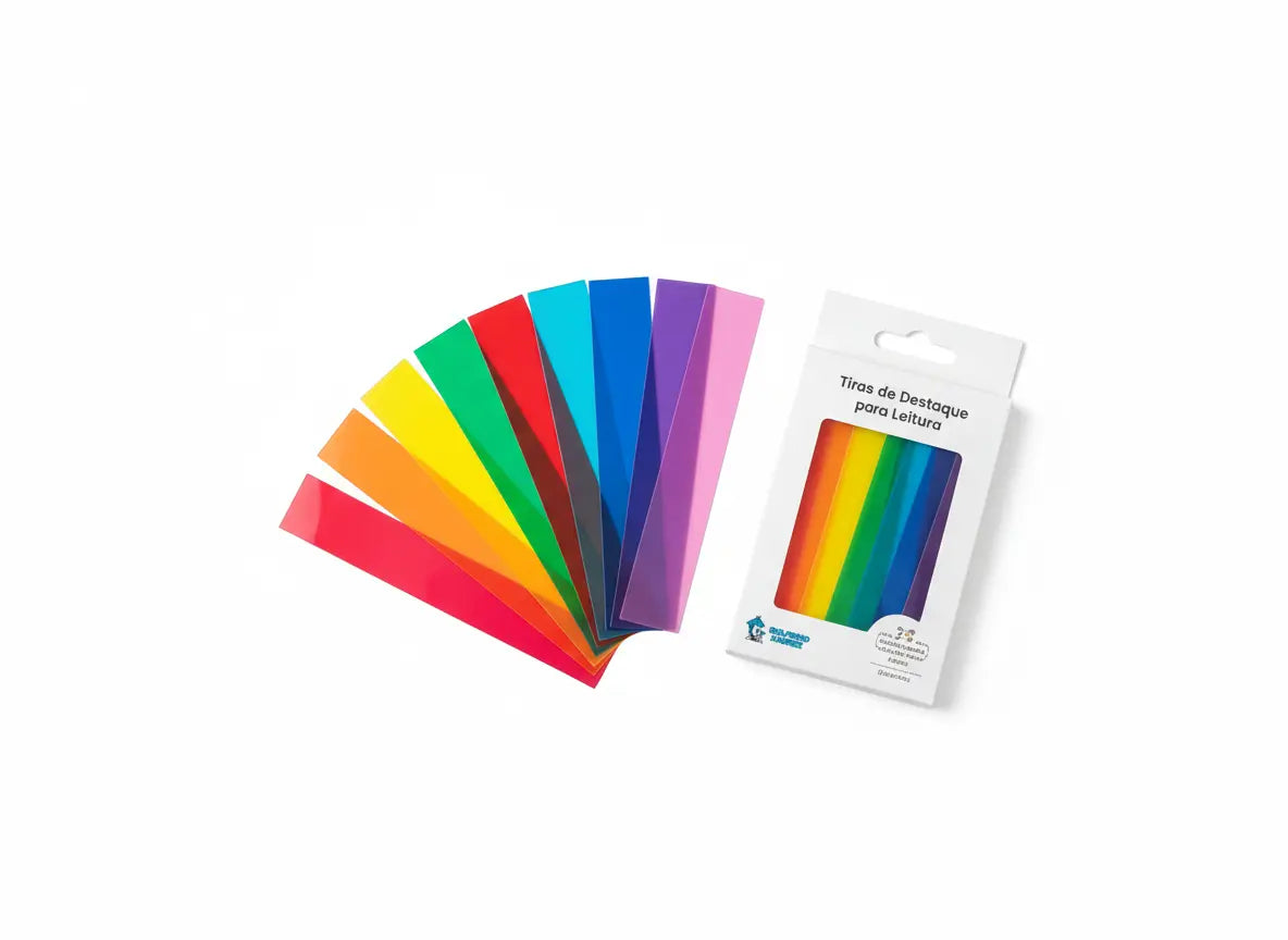 Tiras de Destaque para Leitura Golfinho Xadrez